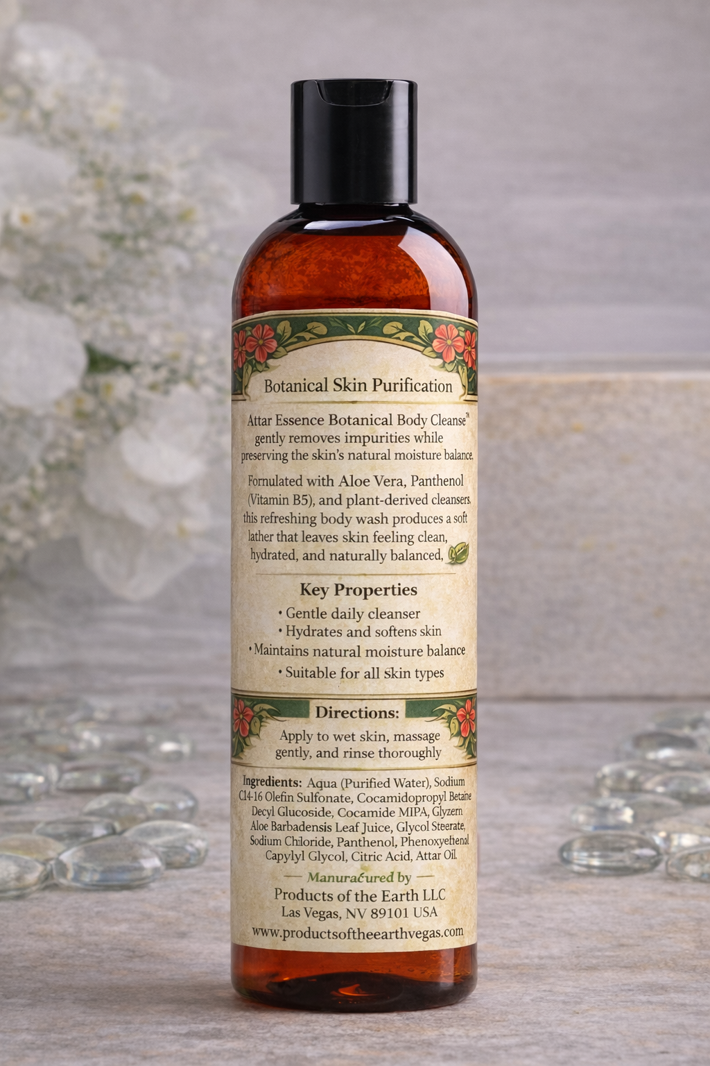Attar Essence Botanical Body Cleanse™ - Net 8 fl. oz. (240 mL)