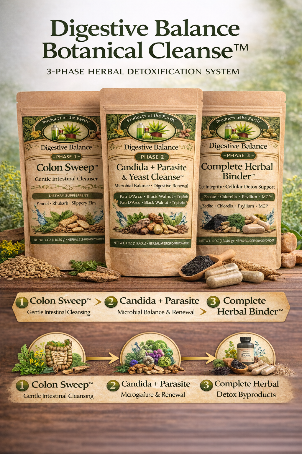 Digestive Balance Botanical Cleanse - Complete Set