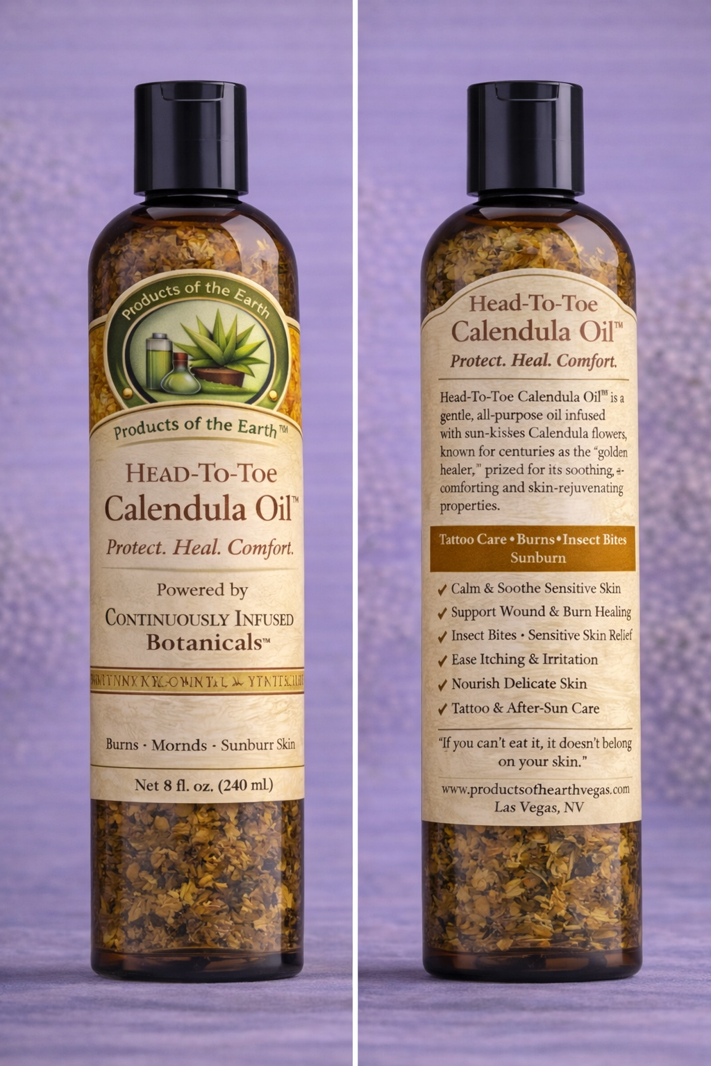 Head-To-Toe Calendula Oil™ - Net 8 fl. oz. (240 mL)