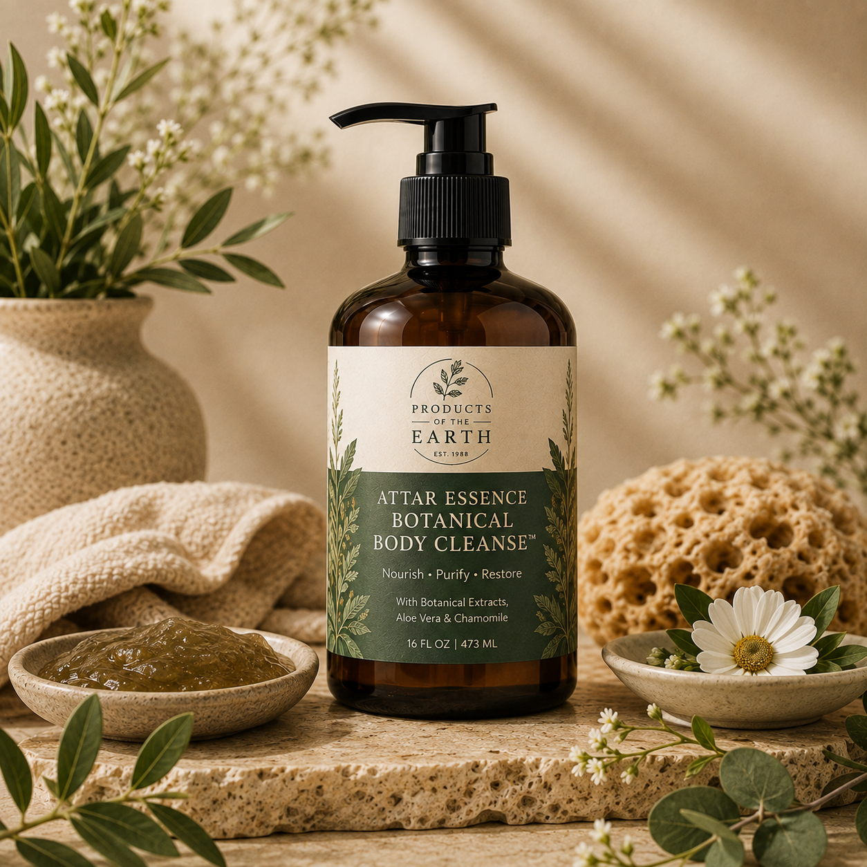 Attar Essence Botanical Body Cleanse™ - Net 8 fl. oz. (240 mL)