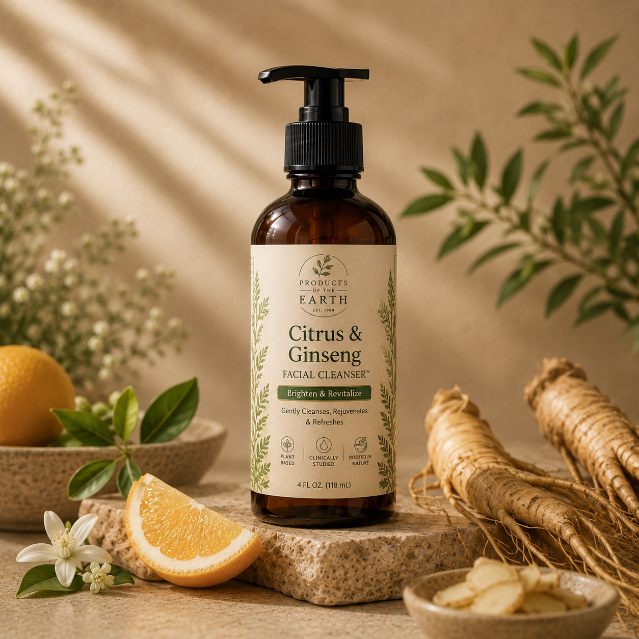 Citrus & Ginseng Facial Cleanser™ Net 4 fl. oz. (120 mL)