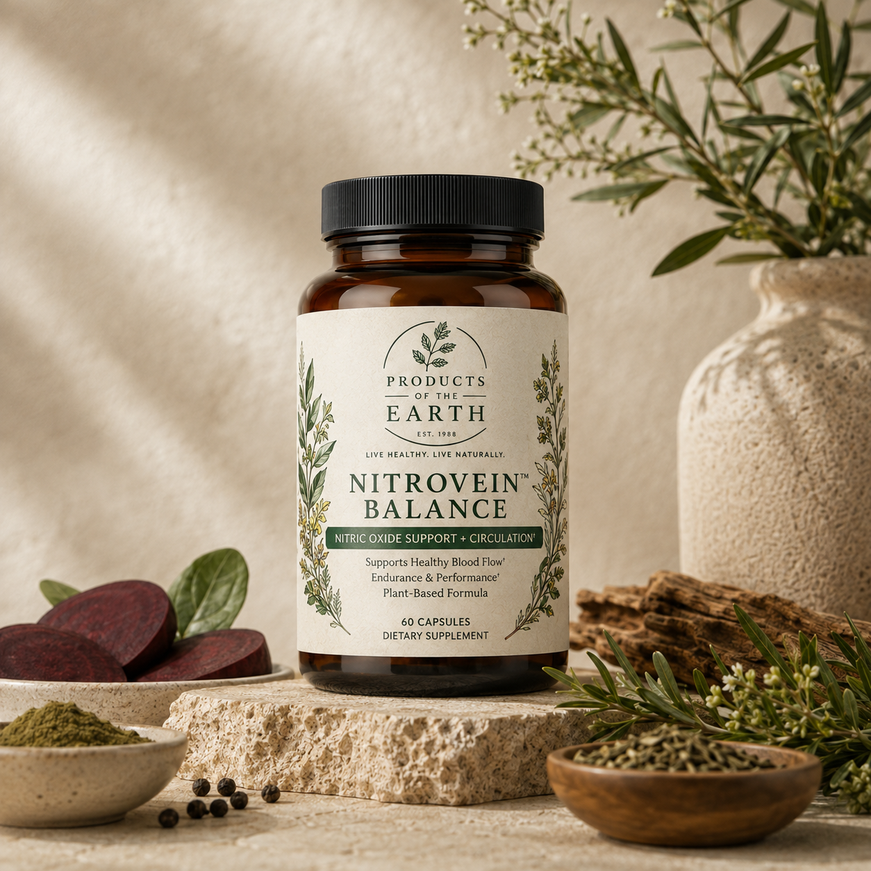 Nitrovein™ Balance - Daily Prostate • Hormonal Wellness • Healthy Aging Support - 180 Capsules