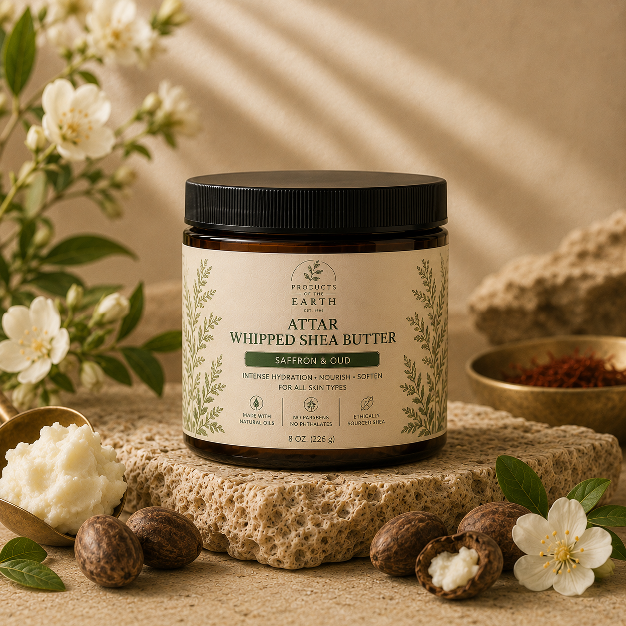 Attar Whipped Shea Butter™ - Net Wt. 240g (8 oz.)