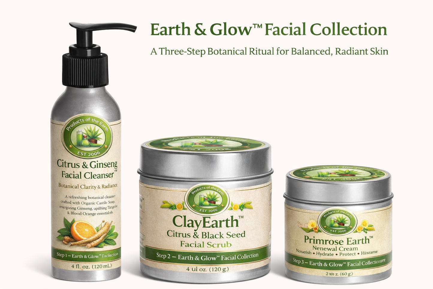 Earth & Glow™ Facial Collection
