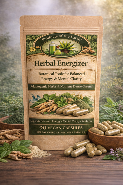 Herbal Energizer - Energy & Mental Clarity  - 90 Capsules
