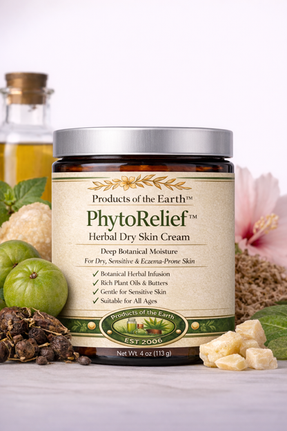 PhytoRelief™ Herbal Dry Skin Cream                                                                      Net Wt. 120g (4 oz.)