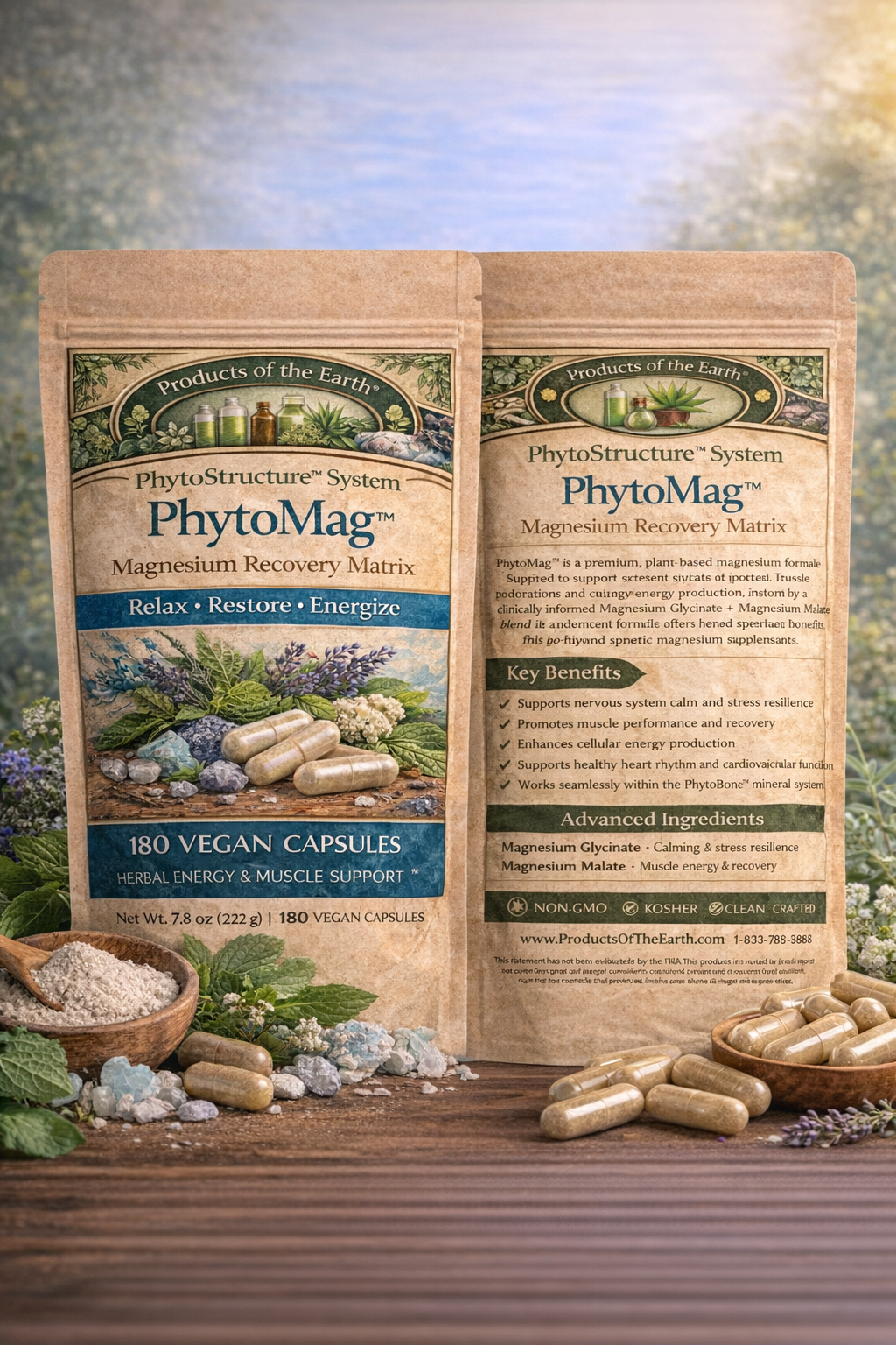 PhytoMag™ — Relaxation + Muscle Support - 180 Capsules