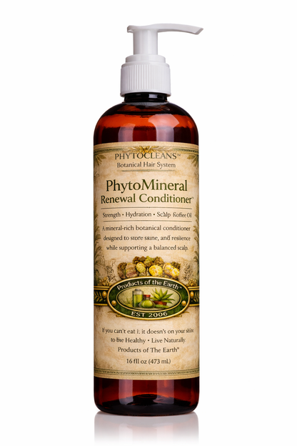 PhytoMineral Renewal Conditioner™- Purple Bamboo Salt • MSM • Coffee Oil                                                                                                                           Net 8 fl. oz. (240 mL)