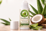 PureRoot™ Aloe & Coconut Deodorant                     Net 3 fl. oz. (90 mL)                                                                        Net 3 fl. oz. (90 mL)