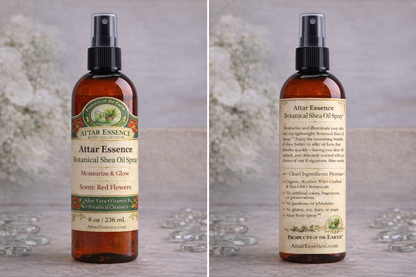 Attar Essence Botanical Shea Oil Spray™ -  Net 8 fl. oz. (240 mL)