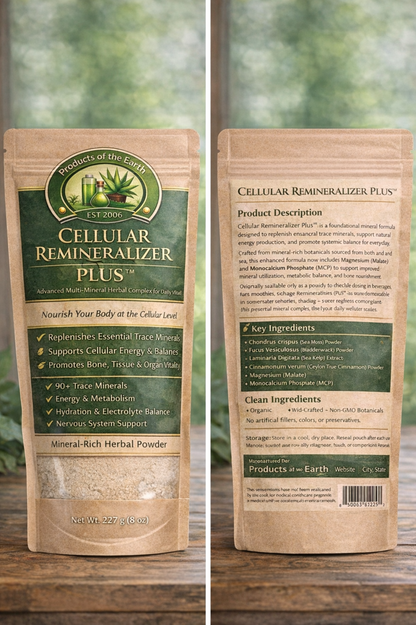 Cellular Remineralizer Plus™  Net Wt. 227 g (8 oz)
