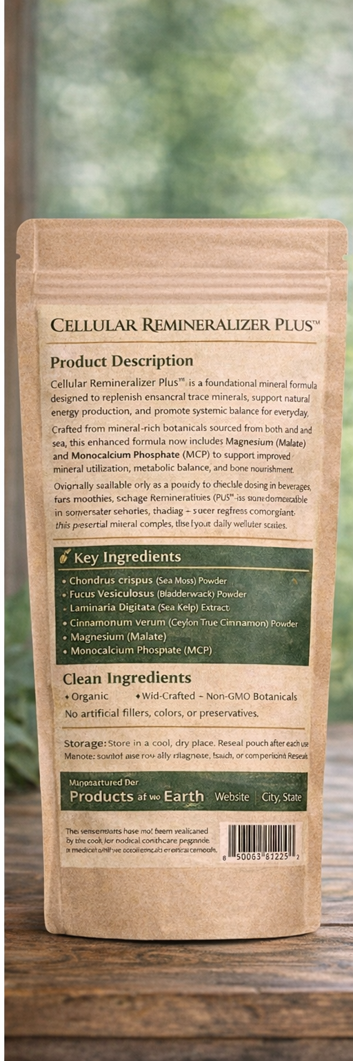 Cellular Remineralizer Plus™  Net Wt. 227 g (8 oz)