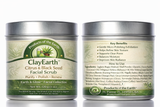 ClayEarth™ Citrus & Black Seed Facial Scrub                                                                                              Net Wt. 120g (4 oz.)   