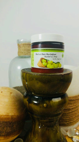 Herbal Hair Revitalizer-Baobab & Amla                                            Net Wt. 120g  (4 oz.)