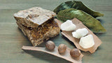 Traditional Raw African Black Soap                                                    Net Wt. 120g (4 oz.)