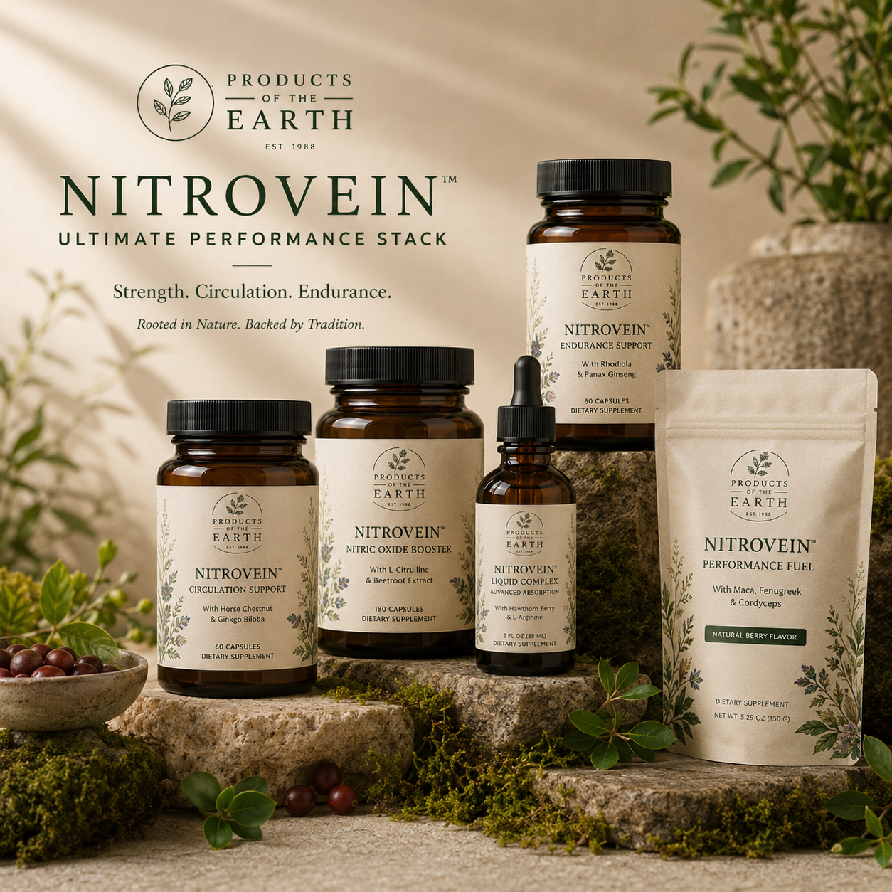 Nitrovein™ Ultimate Performance Stack - Complete 4-Phase Nitrovein™ System