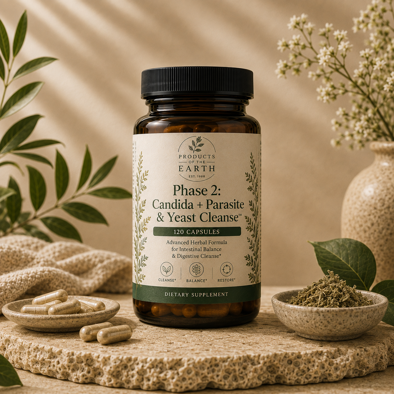 Phase 2: Candida + Parasite & Yeast Cleanse™ - 120 Capsules